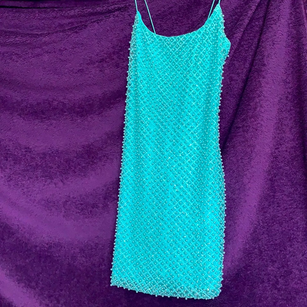 Oh Polly Drop A Glint in blue